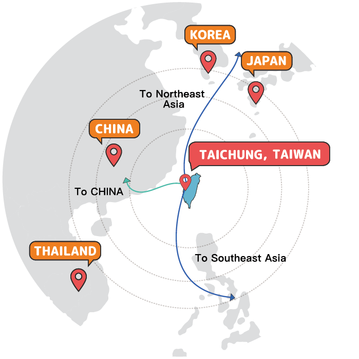 shipping line taichung en